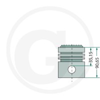 GRANIT Tłok kpl. 38004728 - Sklep PoltechParts
