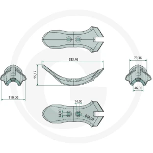 GRANIT Heavy Duty Dziób redlicy 1792400006