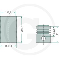 GRANIT Zestaw naprawczy silnika 38007277 - Sklep PoltechParts