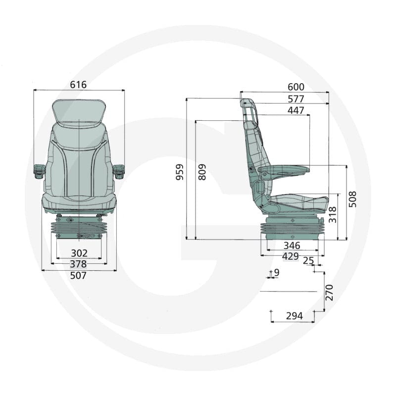 GRANIT Siedzenie komfortowe 24000048 - Sklep PoltechParts