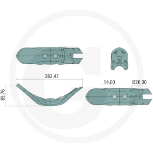 GRANIT Heavy Duty Dziób redlicy 1792400007
