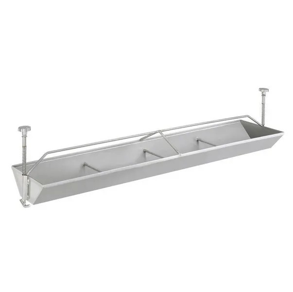 Koryto dla prosiąt nierdzewne 150 cm — 10… | poltechparts.pl