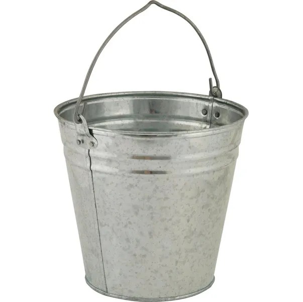 Wiadro ocynkowane, 10 L