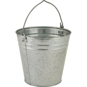 Wiadro ocynkowane, 10 L