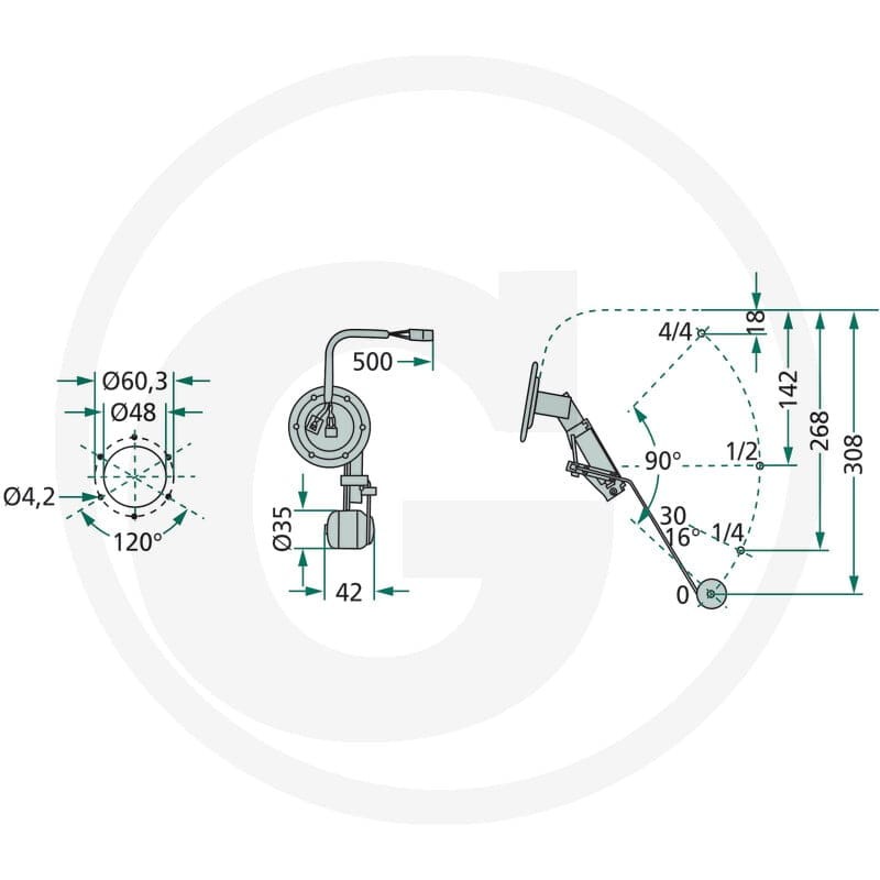 Cobo Wskaźnik poziomu paliwa 22729087000 - Sklep PoltechParts