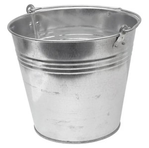 Wiadro ocynkowane, 7 L