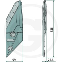 GRANIT ENDURANCE CARBIDE Dziób redlicy 179176669 - Sklep PoltechParts