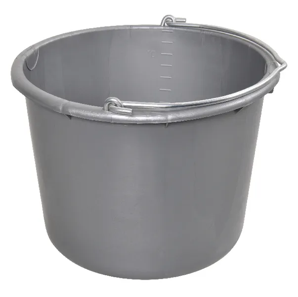Wiadro 12 l szare