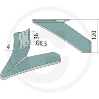 GRANIT Skrzydło redlicy 180681324 - Sklep PoltechParts