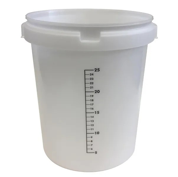 Wiadro natural ze skalą 30 L