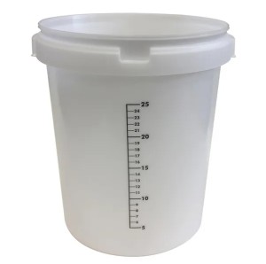 Wiadro natural ze skalą 30 L