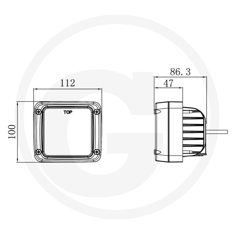 GRANIT Reflektor roboczy LED 11016283 - Sklep PoltechParts