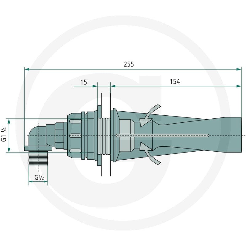 ARAG Mieszadło hydrauliczne 6705022033 - Sklep PoltechParts