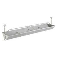 Koryto dla prosiąt nierdzewne 150 cm — 10… | poltechparts.pl