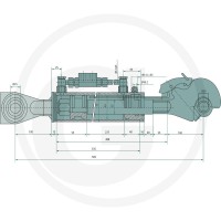 GRANIT Łącznik górny hydrauliczny 20000219 - Sklep PoltechParts