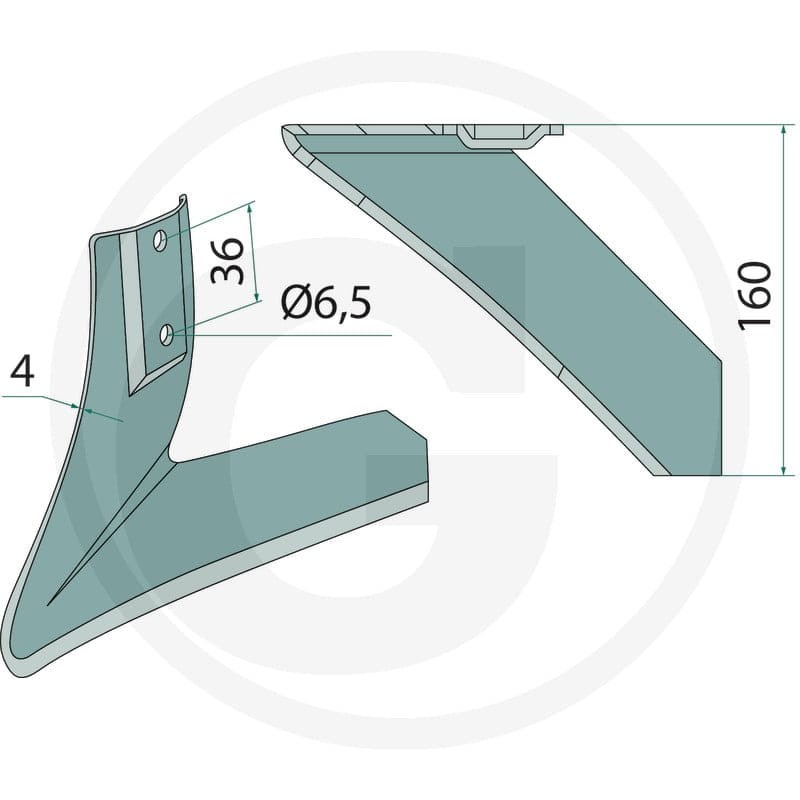 GRANIT Skrzydło redlicy 1803200430 - Sklep PoltechParts