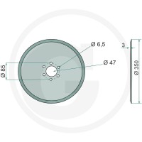 GRANIT Talerz wysiewający 1802800026 - Sklep PoltechParts