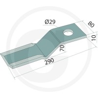 GRANIT Nóż bijakowy 1803200344 - Sklep PoltechParts