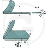 GRANIT ENDURANCE CARBIDE Lemiesz skrzydełkowy 179286664 - Sklep PoltechParts