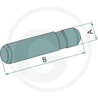 GRANIT Sworzeń zabezpieczający zęba 50915Z42026 - Sklep PoltechParts