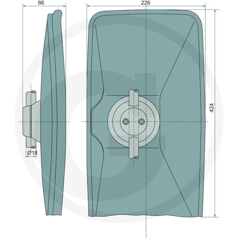 GRANIT Lusterko 12113690 - Sklep PoltechParts