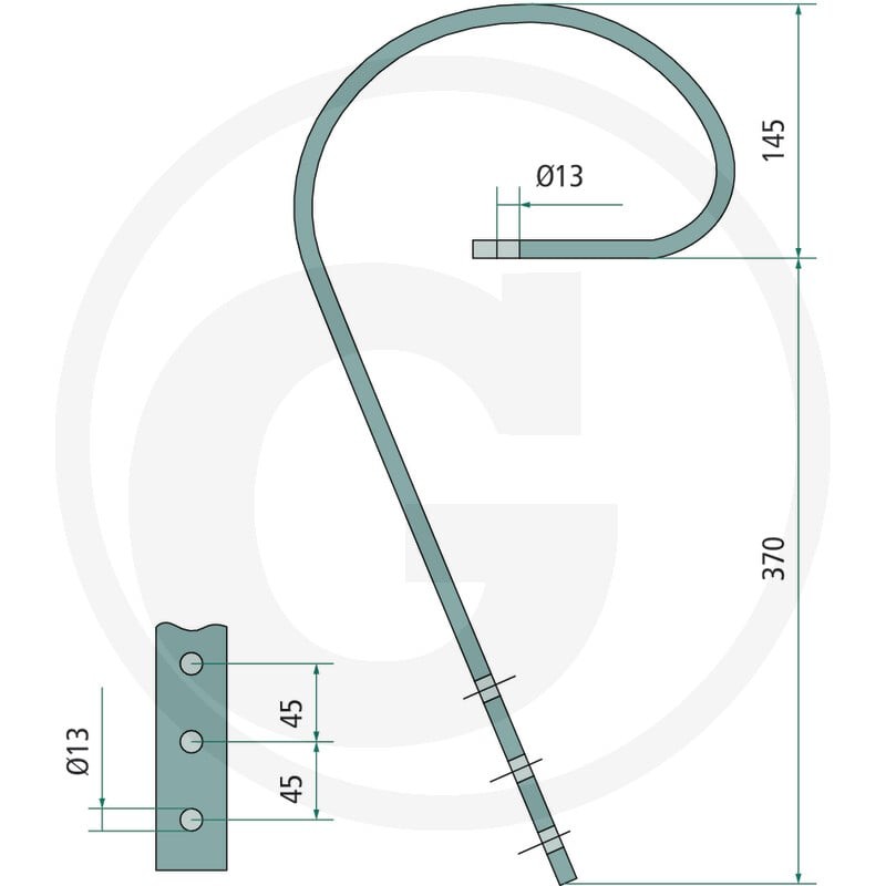 GRANIT Zęby belki wleczonej 11653153 - Sklep PoltechParts