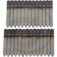 GRANIT BLACK EDITION Zestaw stempli do wytłaczania "Liter" 12271882 - Sklep PoltechParts