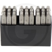 GRANIT BLACK EDITION Zestaw stempli do wytłaczania "Liter" 12271882 - Sklep PoltechParts