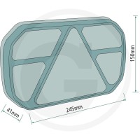 GRANIT Lampa tylna LED prawa 11204932 - Sklep PoltechParts