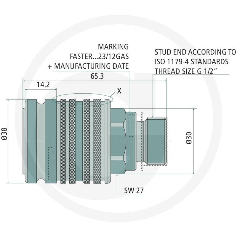 Faster CPV0823/ 38GASF 86004561 - Sklep PoltechParts