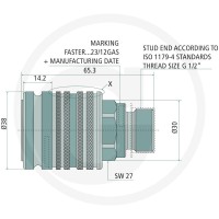 Faster CPV0823/ 12GASF 86004560 - Sklep PoltechParts
