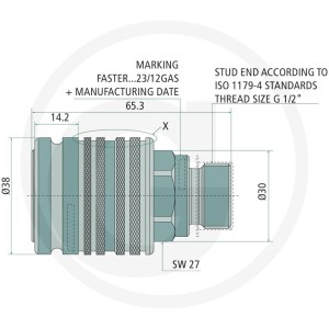 Faster CPV0823/ 12GASF 86004560