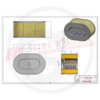 HIFI Filtr powietrza 5670317 - Sklep PoltechParts