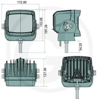 GRANIT Reflektor roboczy LED 7070010437 - Sklep PoltechParts