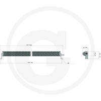 GRANIT Reflektor roboczy / listwa świetlna LED 7070010386 - Sklep PoltechParts