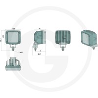 GRANIT Reflektor roboczy LED 7070010440 - Sklep PoltechParts