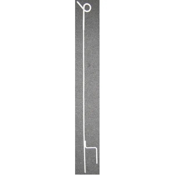 Palik stalowy z izolatorem "świński ogon" 105 cm