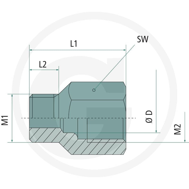 GRANIT Przedłużka 30615ZS1969 - Sklep PoltechParts