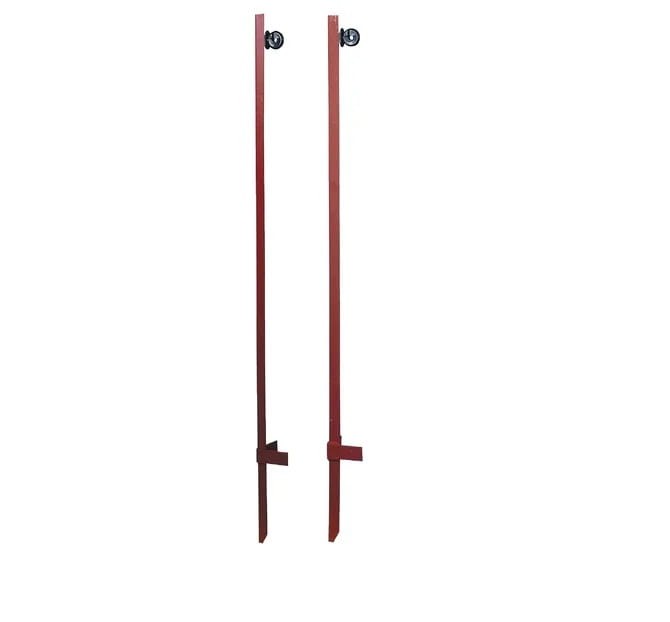 Palik stalowy kątowy, 165 cm, 3 mm AKO