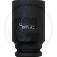 GRANIT BLACK EDITION 3/4” Nasadka udarowa sześciokątna, długa 11054736 - Sklep PoltechParts