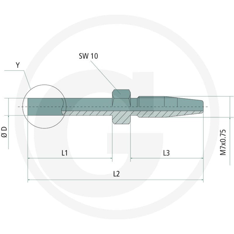 GRANIT króciec rurowy 30615ZS1977 - Sklep PoltechParts