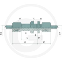 GRANIT Przyłącze grodziowe proste 30615ZS1995 - Sklep PoltechParts