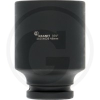 GRANIT BLACK EDITION 3/4” Nasadka udarowa sześciokątna, długa 11054626 - Sklep PoltechParts