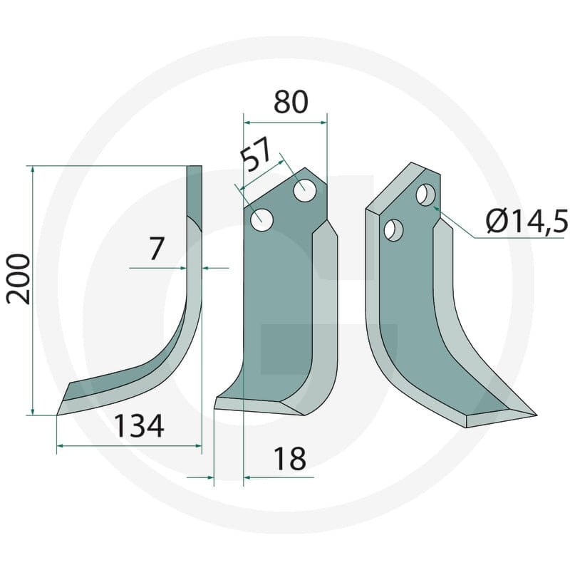 GRANIT Nóż z kabłąkiem 1805700007 - Sklep PoltechParts