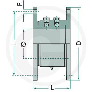 B&P Przegub obrotowy 8'' 4055100100003