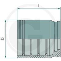 GRANIT PFN 4SP- 4SH-R15 DN 25 - 1" 87013001 - Sklep PoltechParts