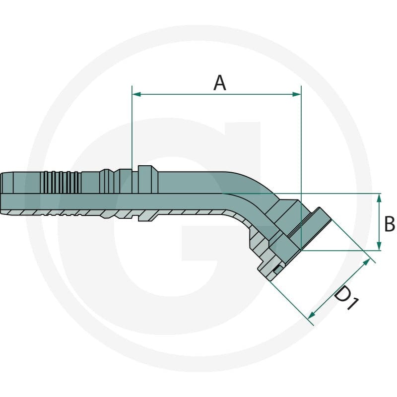 GRANIT PN 25 SFS 1" 45° IL 87011542 - Sklep PoltechParts
