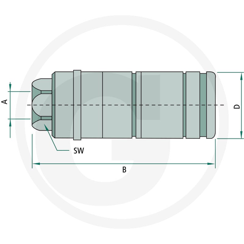 Faster Gniazdo gwint zew. 7/8" UNF 86000105 - Sklep PoltechParts