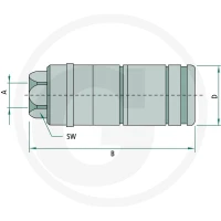 Faster Gniazdo gwint zew. 7/8" UNF 86000105 - Sklep PoltechParts