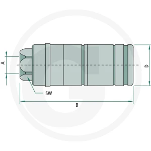 Faster Gniazdo gwint zew. 7/8" UNF 86000105